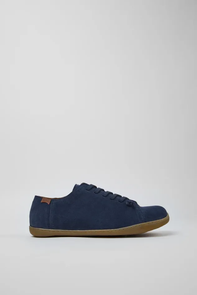 Men Camper Casual Shoes Peu Blue Nubuck Shoes Men Camper Casual Shoes Peu Blue Nubuck Shoes