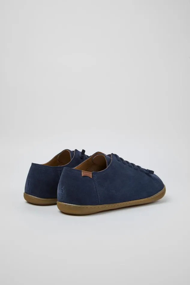 Men Camper Casual Shoes Peu Blue Nubuck Shoes Men Camper Casual Shoes Peu Blue Nubuck Shoes