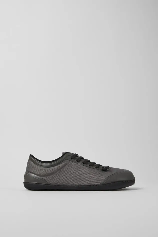 Men Camper Casual Shoes Peu Gray Textile Shoes Men Camper Casual Shoes Peu Gray Textile Shoes