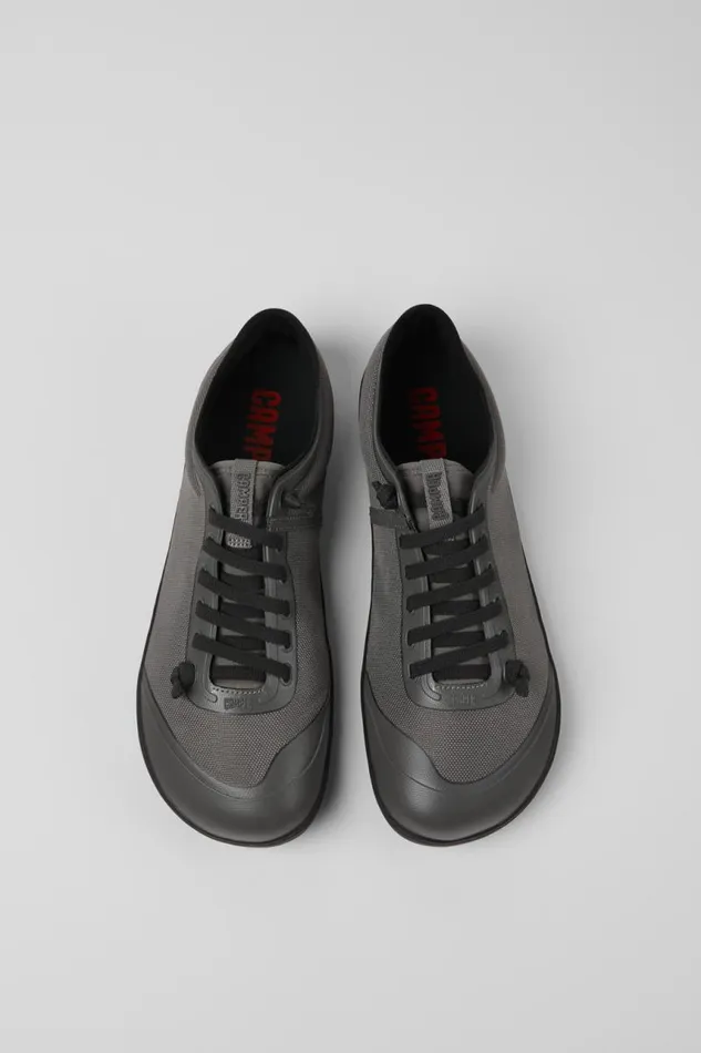 Men Camper Casual Shoes Peu Gray Textile Shoes Men Camper Casual Shoes Peu Gray Textile Shoes
