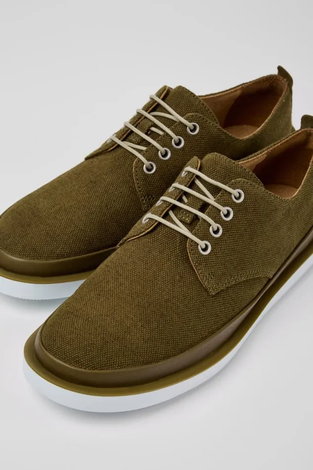 Men Camper Casual Shoes Wagon Green Shoes