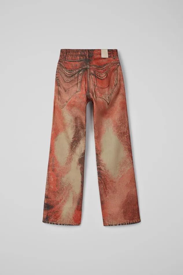 Men Camper Denim Denim Jeans Burnt Orange Denim Jeans