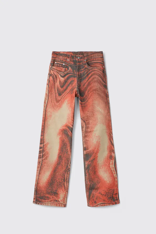 Men Camper Denim Denim Jeans Burnt Orange Denim Jeans