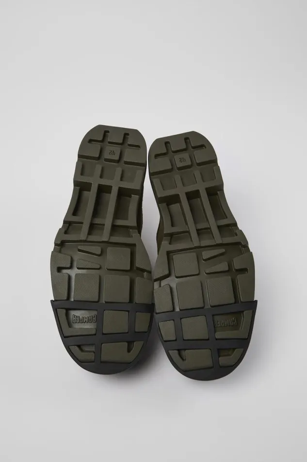 Men Camper Formal Shoes Junction Green Nubuck Wallabee Men Camper Formal Shoes Junction Green Nubuck Wallabee