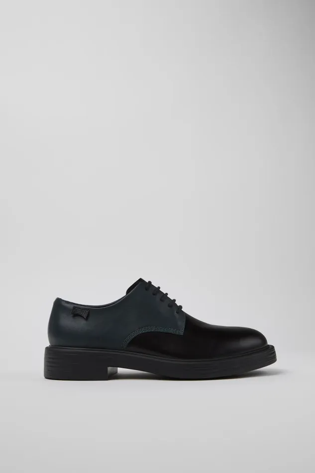 Men Camper Formal Shoes Twins Black Leather Shoes Men Camper Formal Shoes Twins Black Leather Shoes