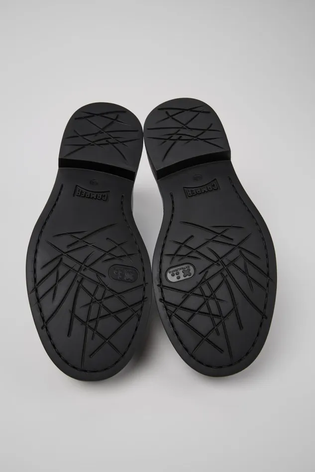 Men Camper Formal Shoes Twins Black Leather Shoes Men Camper Formal Shoes Twins Black Leather Shoes