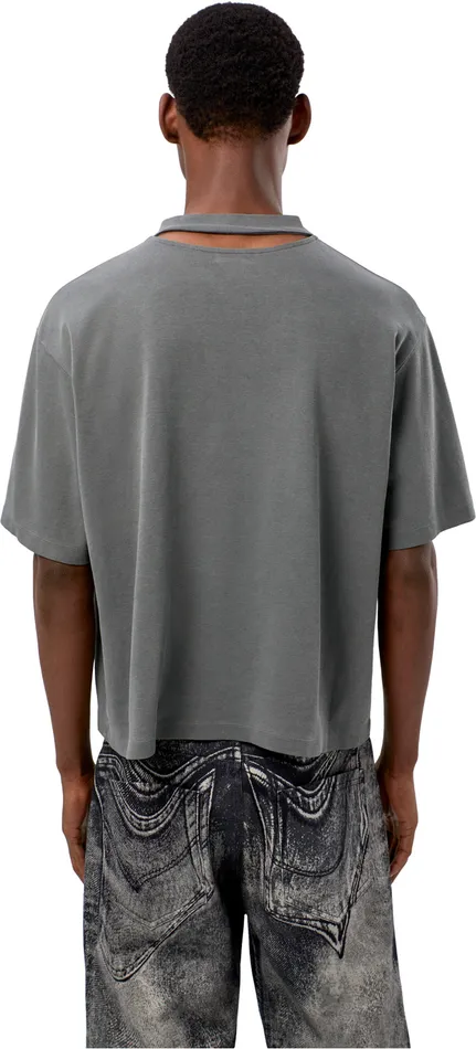 Men Camper Jersey TShirt Gray Cotton Tshirt