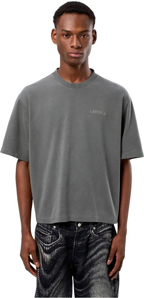 Men Camper Jersey TShirt Gray Cotton Tshirt Men Camper Jersey TShirt Gray Cotton Tshirt