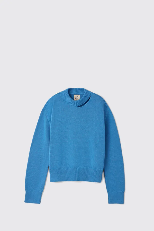 Men Camper Knit Melange Knit Sweater Blue Melange Knit Sweater Men Camper Knit Melange Knit Sweater Blue Melange Knit Sweater