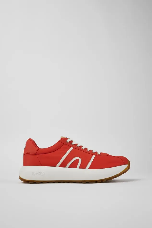 Men Camper Sneakers Pelotas Athens Red Textile Sneaker