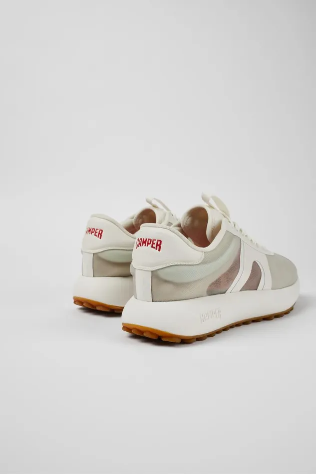 Men Camper Sneakers Pelotas Athens White Textile Sneaker