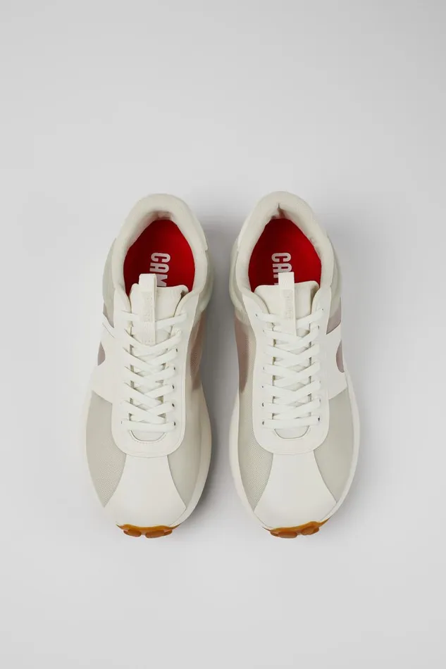 Men Camper Sneakers Pelotas Athens White Textile Sneaker