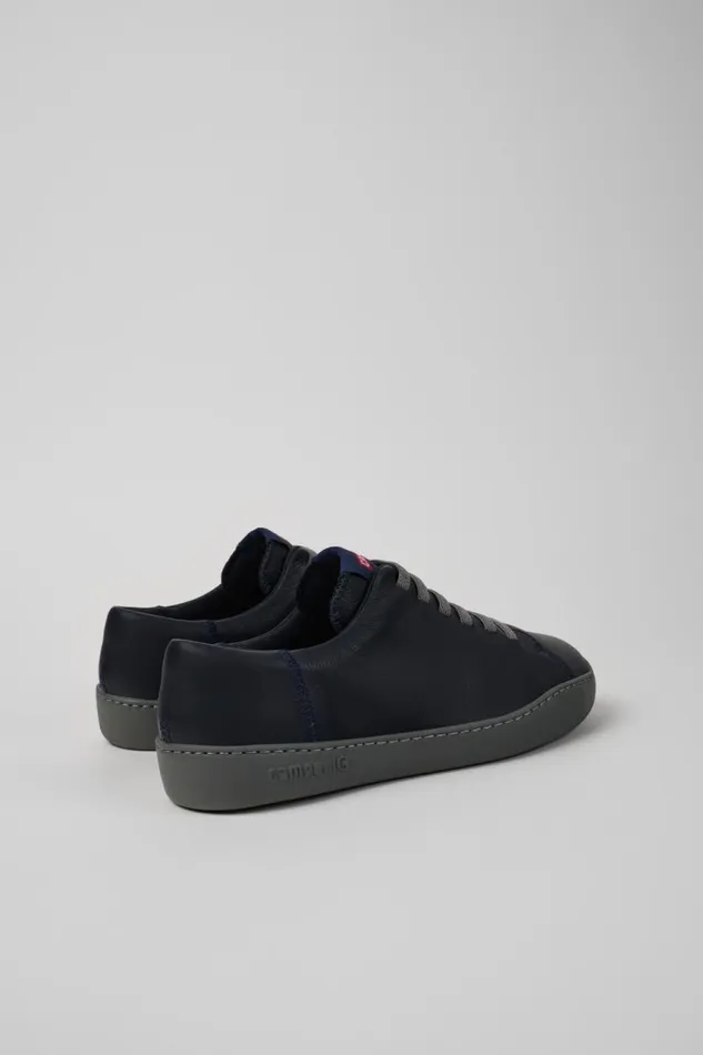 Men Camper Sneakers Peu Touring Blue Leather Sneaker