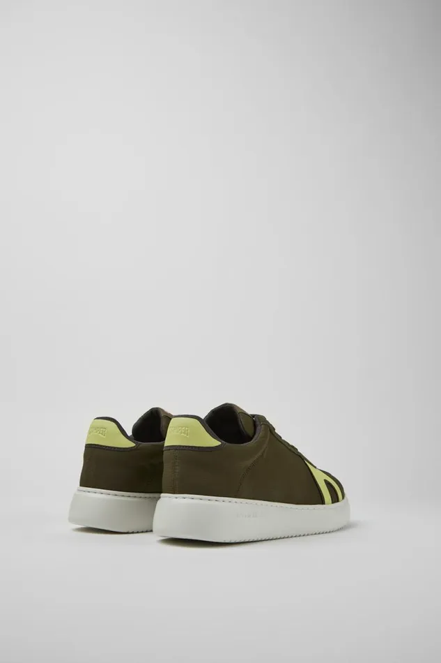 Men Camper Sneakers Runner K21 Green And Yellow Sneakers
