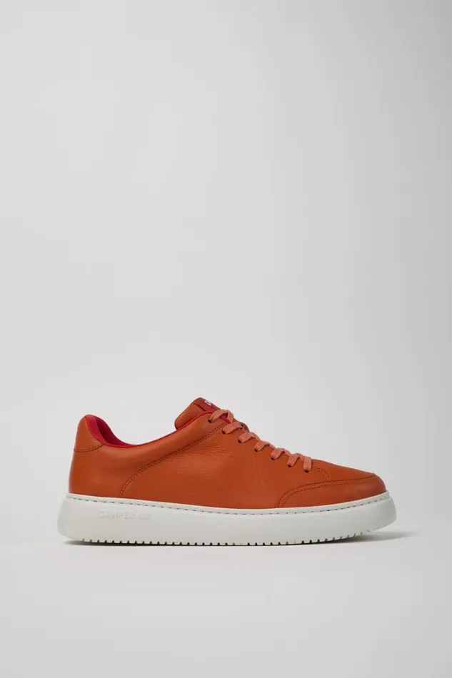 Men Camper Sneakers Runner K21 Orange Leather Sneakers