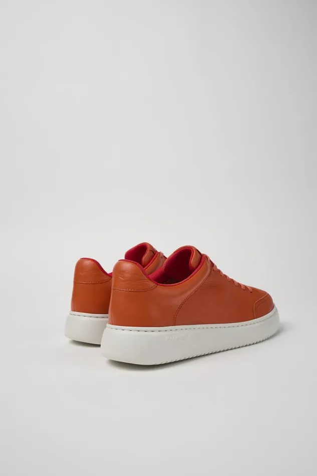 Men Camper Sneakers Runner K21 Orange Leather Sneakers