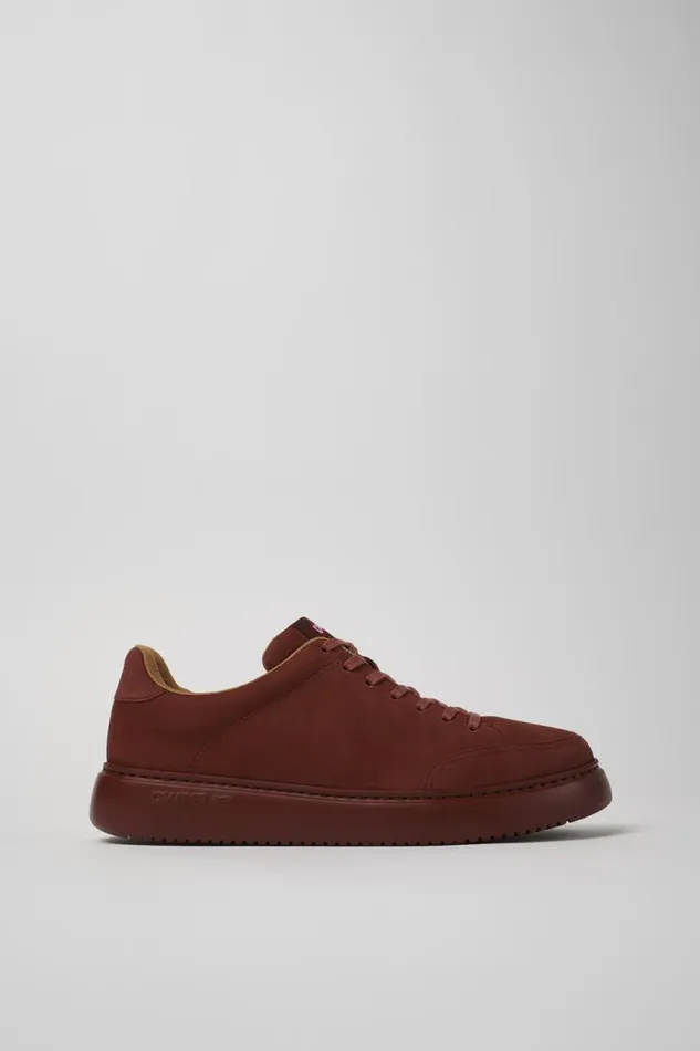 Men Camper Sneakers Runner K21 Red Nubuck Sneakers