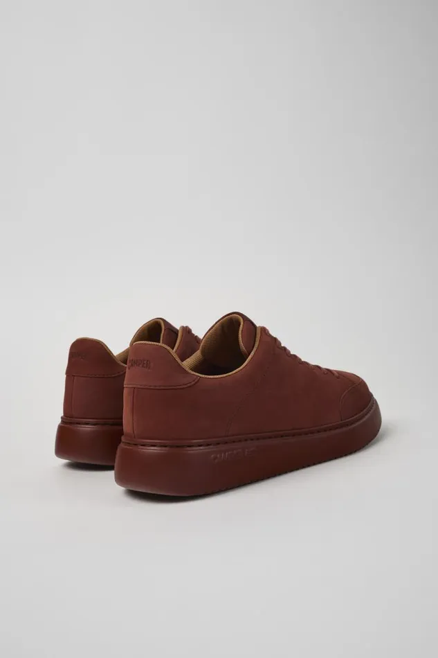 Men Camper Sneakers Runner K21 Red Nubuck Sneakers