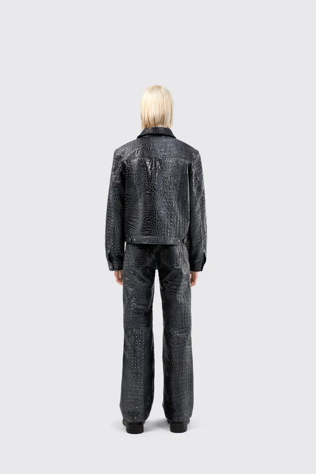 Men Camper TrousersandShorts Leather Pants Dark Gray Leather Trousers Men Camper TrousersandShorts Leather Pants Dark Gray Leather Trousers