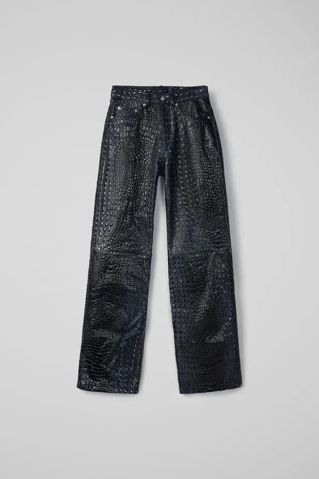 Men Camper TrousersandShorts Leather Pants Dark Gray Leather Trousers Men Camper TrousersandShorts Leather Pants Dark Gray Leather Trousers