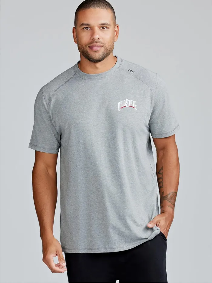 Men Carrollton Fitness TShirt 8211 Ohio State Tasc Performance Short Sleeve TShirts