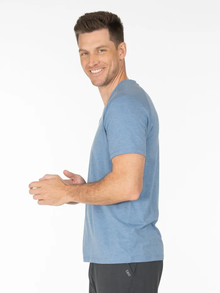 Men Carrollton Fitness VNeck TShirt Tasc Performance Short Sleeve TShirts