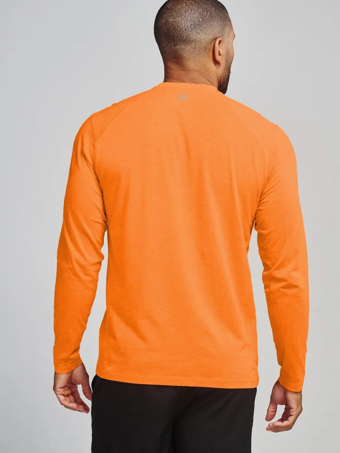 Men Carrollton Long Sleeve Fitness TShirt 8211 Clemson Tasc Performance Long Sleeve TShirts