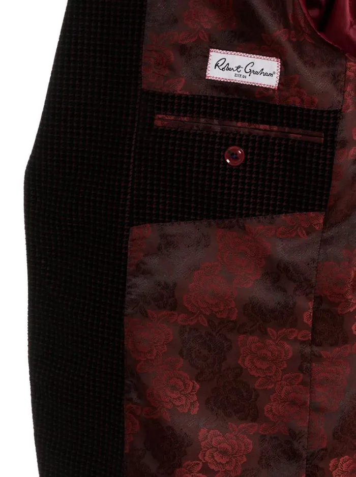 Men CHIANTI VELVET BLAZER Navy Robert Graham Blazers