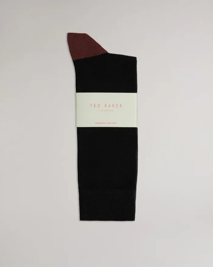 Men CLASIC 8211 Plain Socks Black Ted Baker Socks