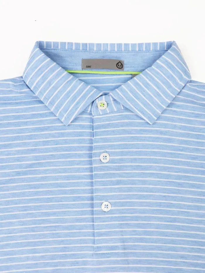 Men Cloud Lightweight Polo Brookline Stripe Tasc Performance Polo Shirts