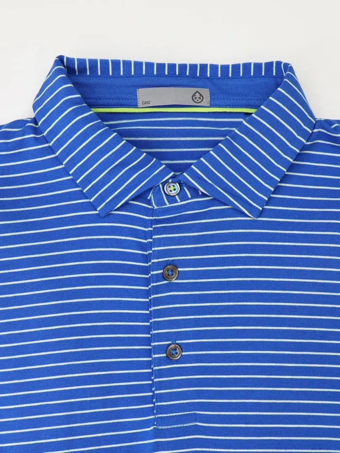 Men Cloud Polo 8211 Brookline Stripe Tasc Performance Polo Shirts