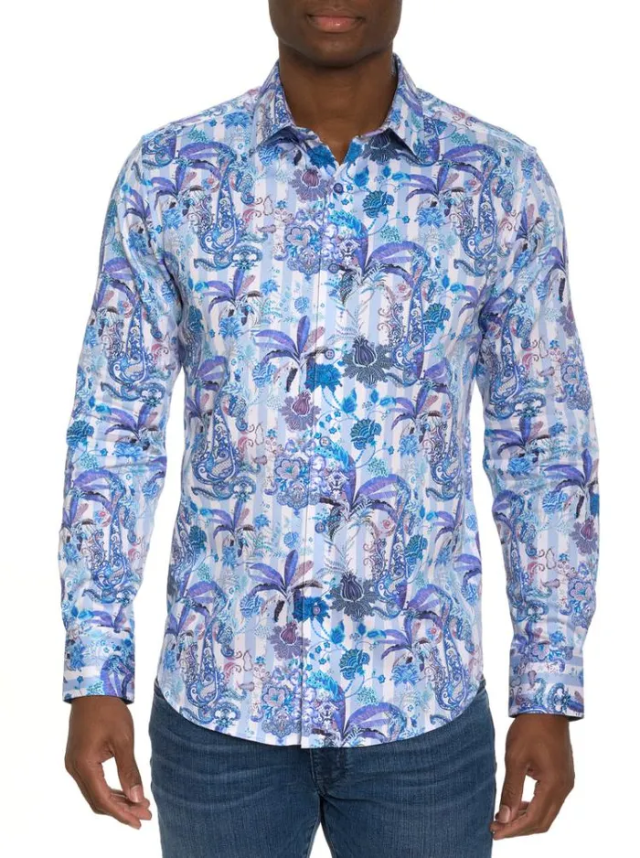 Men COLCORSA LONG SLEEVE BUTTON DOWN SHIRT Multi Robert Graham Button Down Shirts