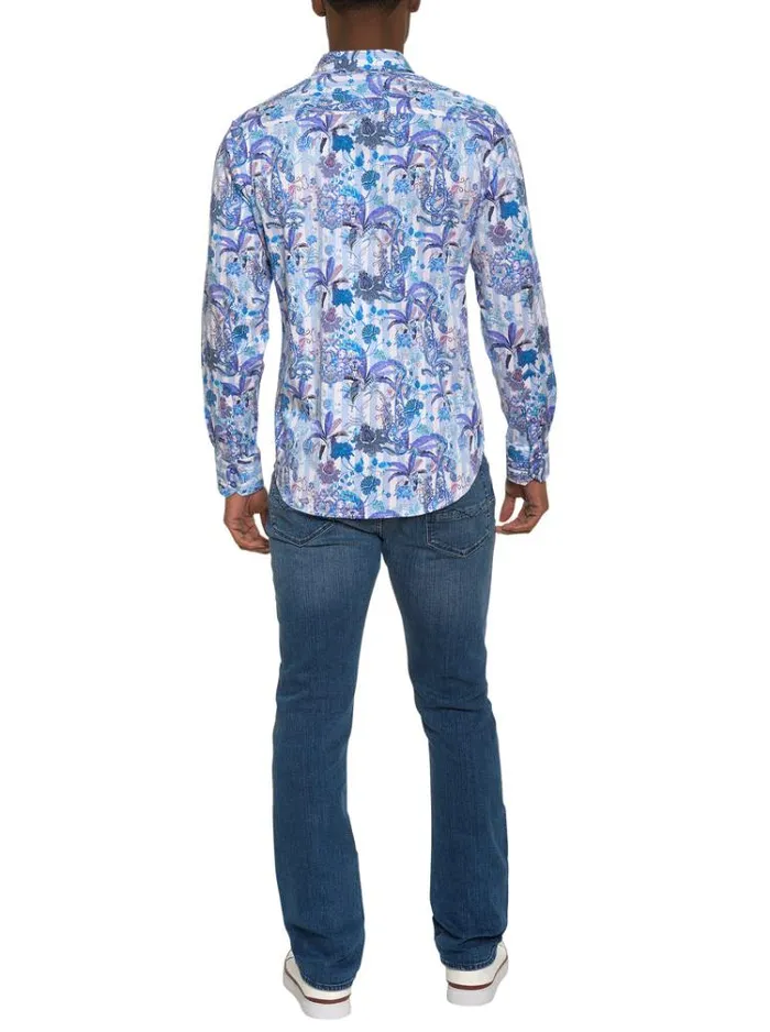 Men COLCORSA LONG SLEEVE BUTTON DOWN SHIRT Multi Robert Graham Button Down Shirts