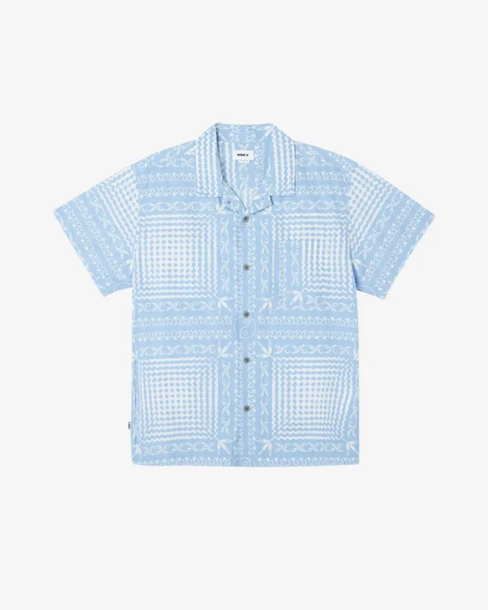 Men CORTEX SS SHIRT Aventurine Green Multi OBEY Clothing TOPS
