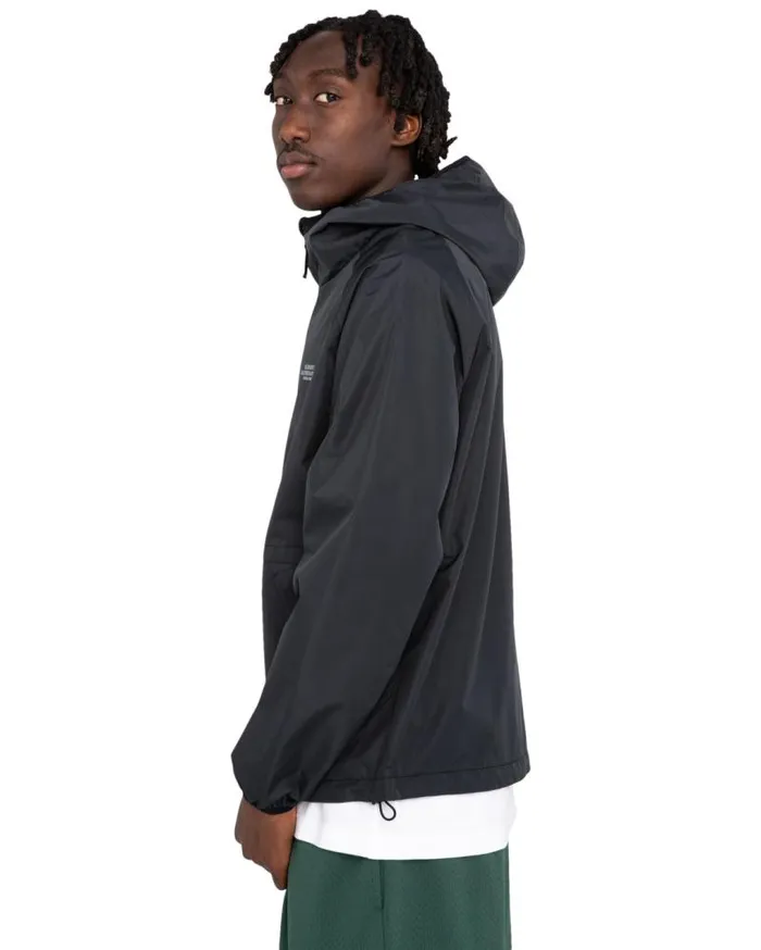 Men Element Hoodies and Jackets Alder 20 Travel Windbreaker Flint Black