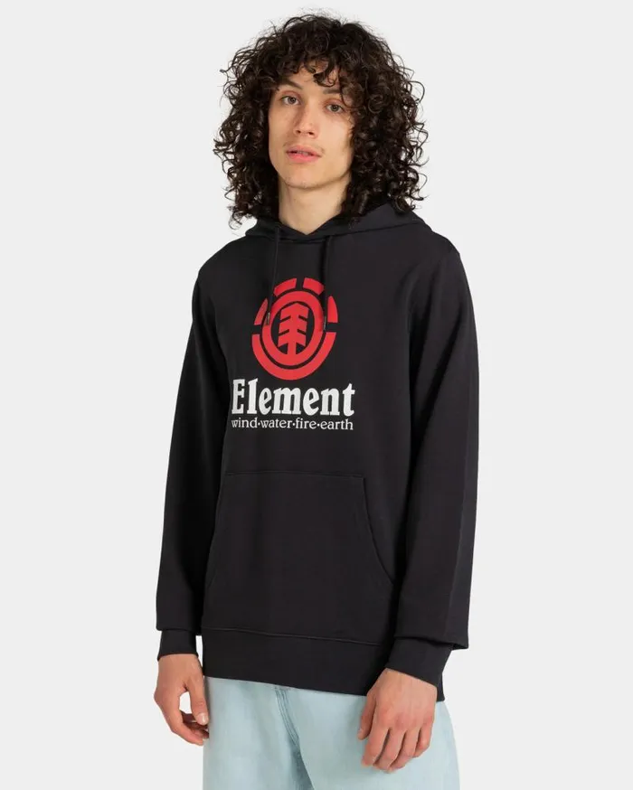 Men Element Hoodies and Jackets Vertical Hoodie Flint Black Men Element Hoodies and Jackets Vertical Hoodie Flint Black