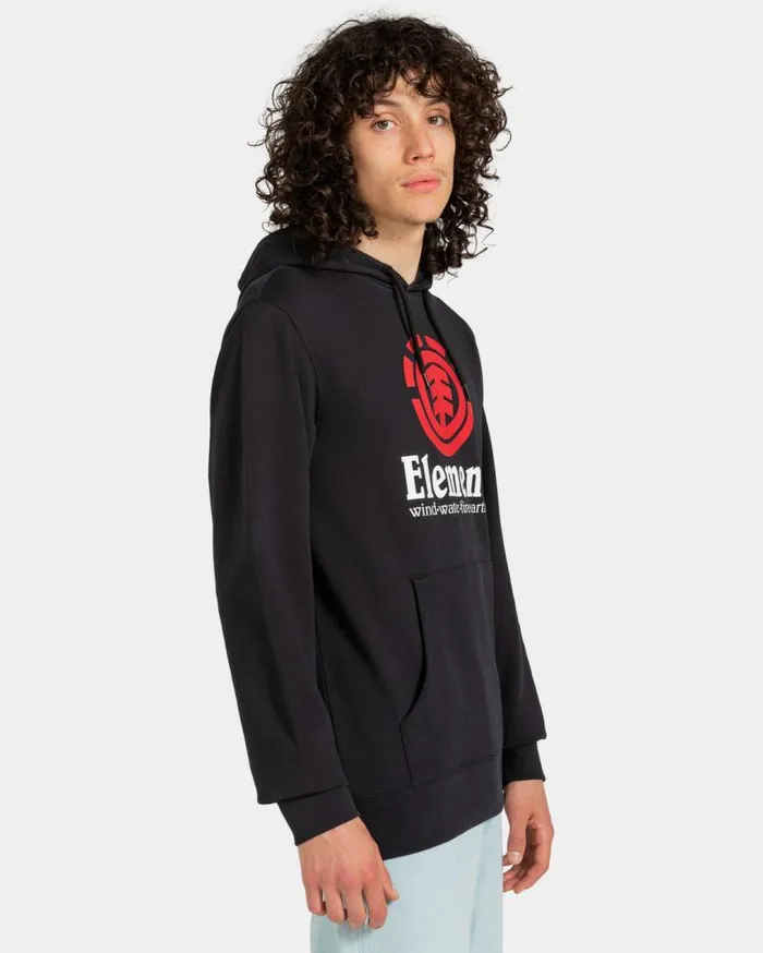 Men Element Hoodies and Jackets Vertical Hoodie Flint Black Men Element Hoodies and Jackets Vertical Hoodie Flint Black