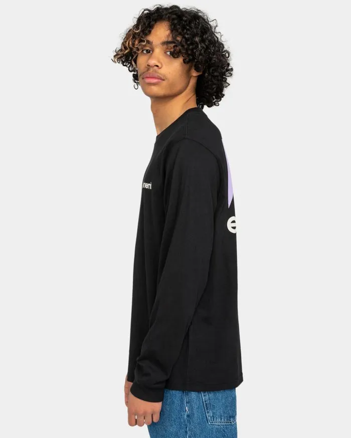 Men Element TShirts Joint 20 Long Sleeve TShirt Flint Black