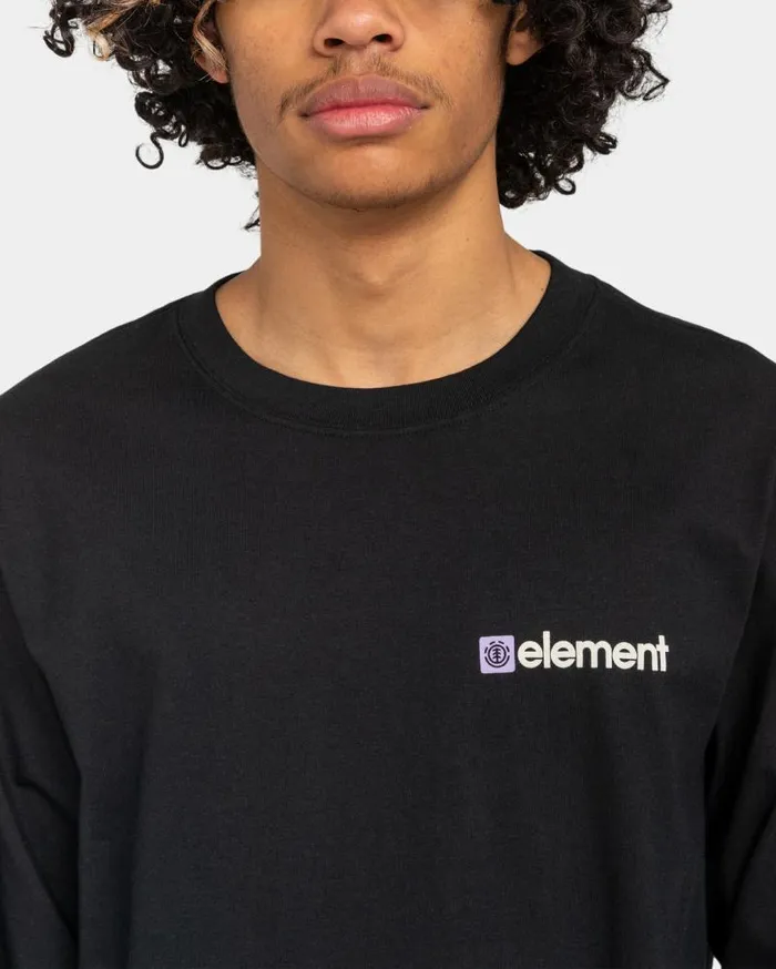 Men Element TShirts Joint 20 Long Sleeve TShirt Flint Black