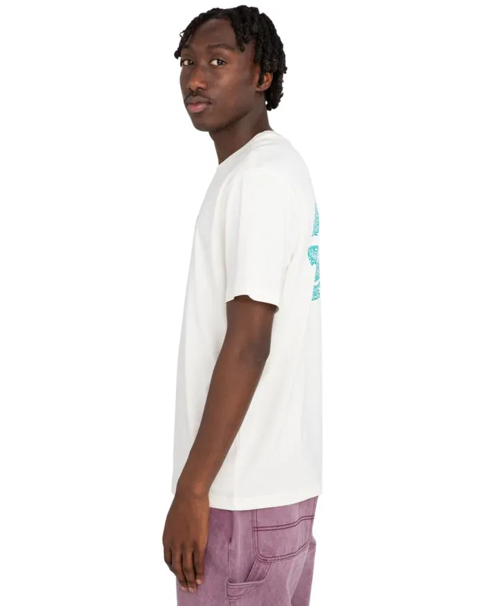 Men Element TShirts Marching Ants Short Sleeve TShirt Egret