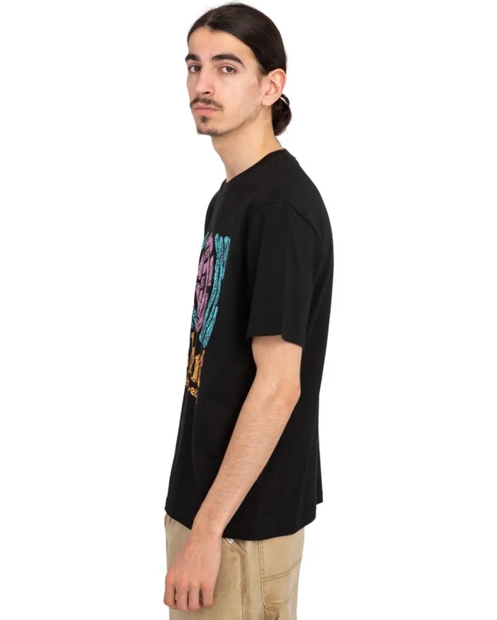Men Element TShirts Volley Short Sleeve TShirt Flint Black
