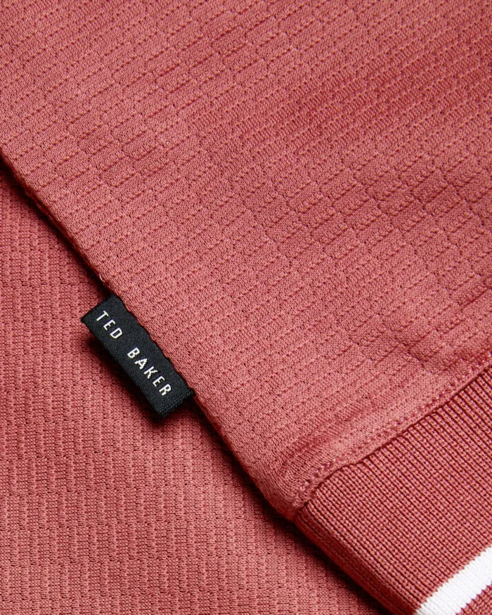 Men ERWEN 8211 Regular Fit Textured Polo Shirt Medium Pink Ted Baker Polo Shirts Men ERWEN 8211 Regular Fit Textured Polo Shirt Medium Pink Ted Baker Polo Shirts