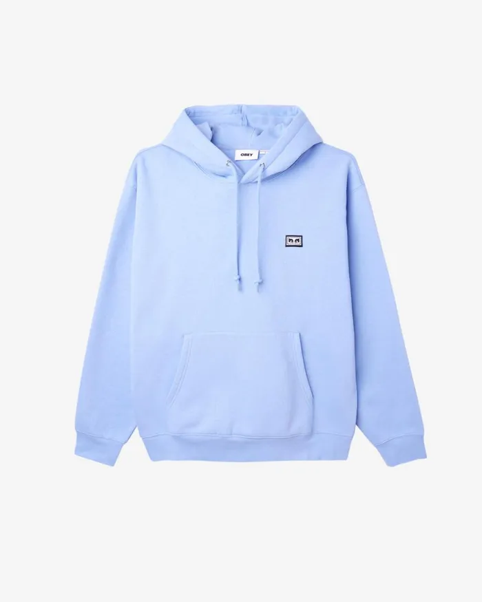 Men EST WORKS EYES PULLOVER Ash Grey OBEY Clothing SWEATSHIRTS