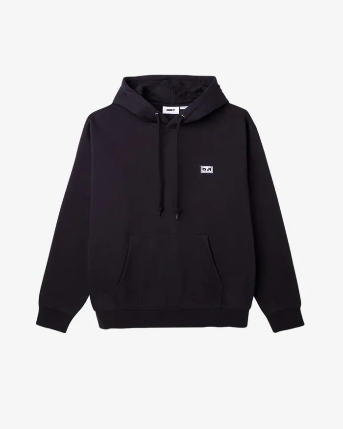 Men EST WORKS EYES PULLOVER Ash Grey OBEY Clothing SWEATSHIRTS