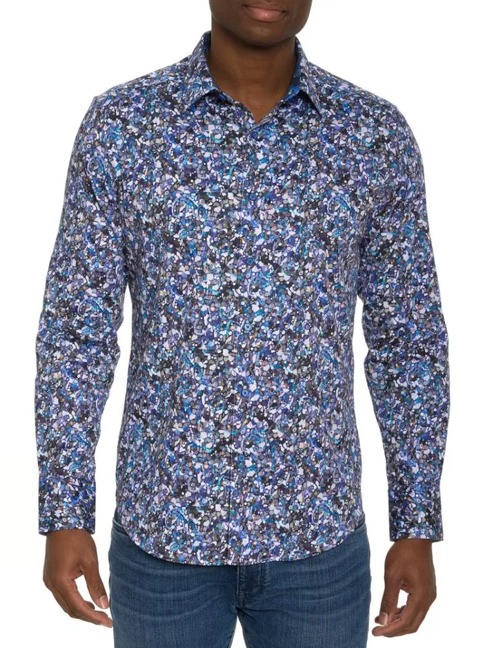 Men FONDO LONG SLEEVE BUTTON DOWN SHIRT Multi Robert Graham Button Down Shirts