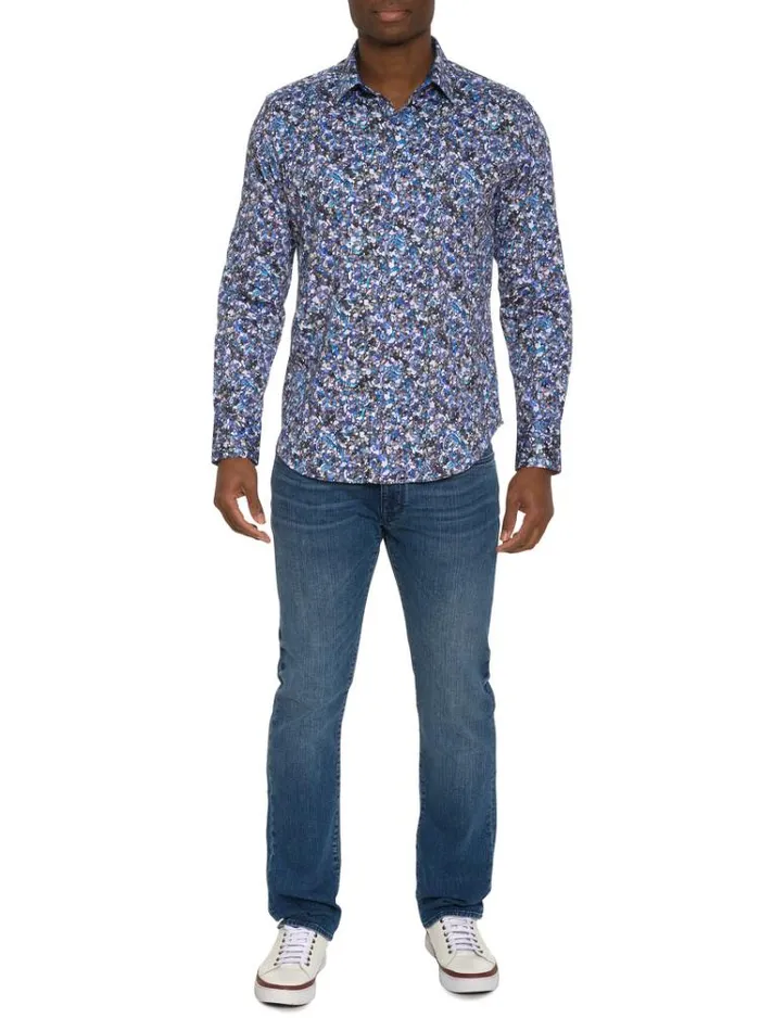 Men FONDO LONG SLEEVE BUTTON DOWN SHIRT Multi Robert Graham Button Down Shirts