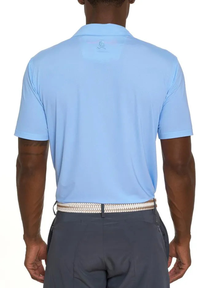 Men HYDE PERFORMANCE POLO Blue Robert Graham Polos and TShirts