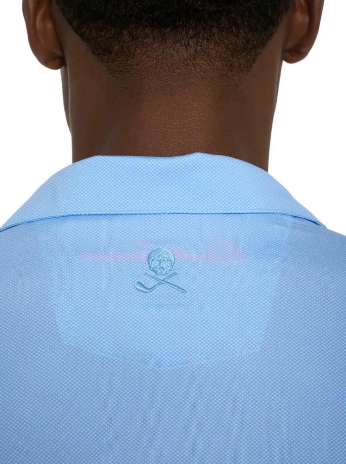 Men HYDE PERFORMANCE POLO Blue Robert Graham Polos and TShirts