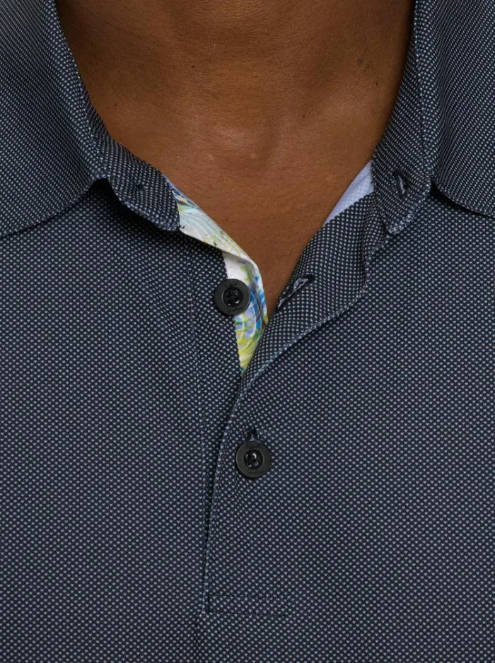 Men HYDE PERFORMANCE POLO Blue Robert Graham Polos and TShirts