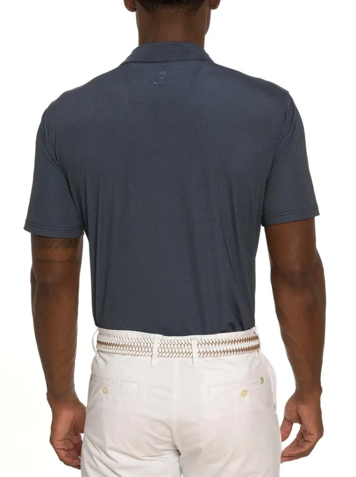 Men HYDE PERFORMANCE POLO Blue Robert Graham Polos and TShirts